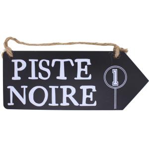 Fleche piste noire