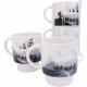 Set de 4 petits mugs colonne avalanche