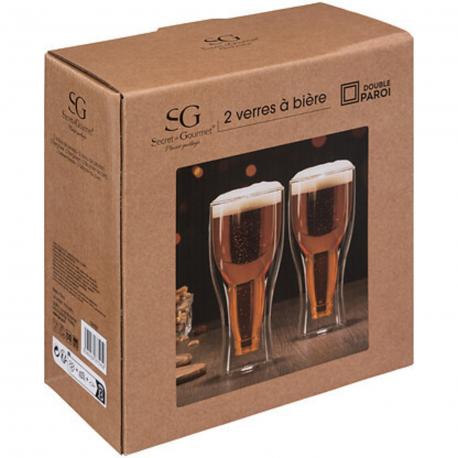 Coffret 2 verres à bière