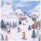 Paquet serviettes winter joy