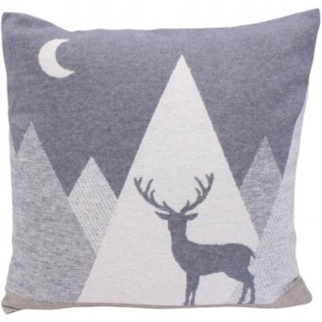 Coussin montagnes/cerf