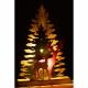 Deco hiver renne et sapins