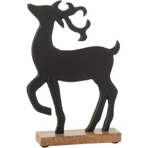 Cerf deco noir