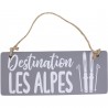 Pancarte destination les alpes