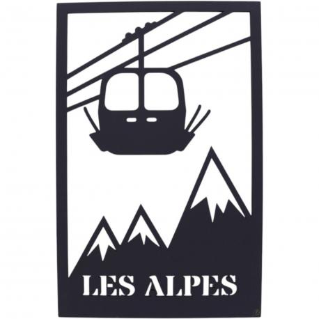 Tableau bois les alpes