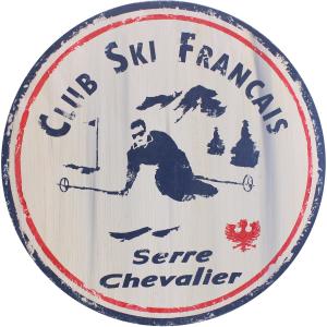 Panneau club ski français serre chevalier