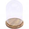 Cloche verre sur plateau