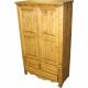 Armoire coeurs 2 portes 3 tiroirs