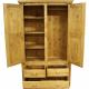 Armoire coeurs 2 portes 3 tiroirs