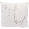 Coussin 2 têtes de cerf