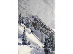 Tableau triptyque Montagne des Alpes - photo sur toile pas cher